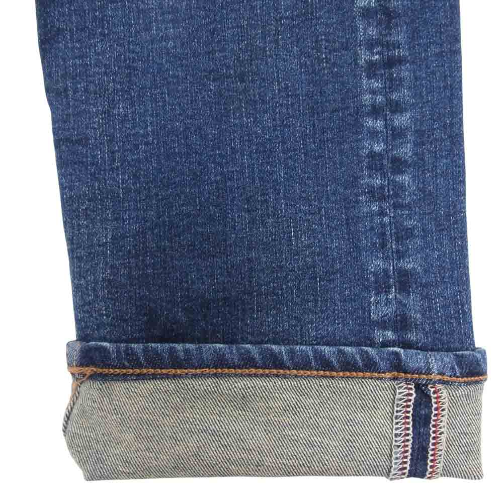 TMT ティーエムティー TPT-F2003 HYBRID STRETCH DENIM 5P FRONT POINT CROPPED TAPERED クロップド テーパード デニム インディゴブルー系 M【中古】