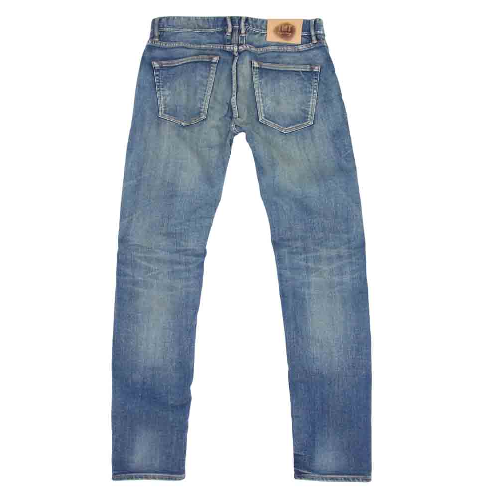 TMT ティーエムティー TPT-F1805 HYBRID-STRETCH VINTAGE FINISH DENIM 5P TAPERED テーパード デニム インディゴブルー系 M【中古】