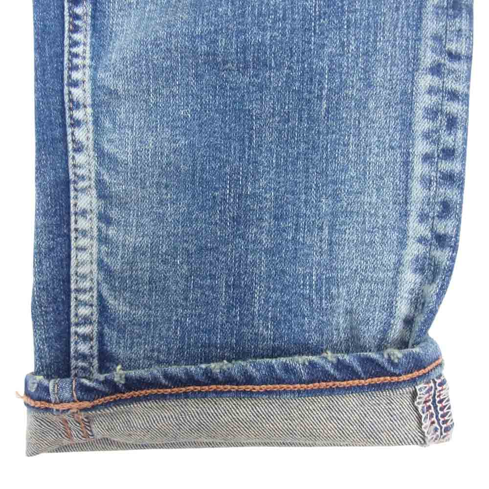 TMT ティーエムティー TPT-F1805 HYBRID-STRETCH VINTAGE FINISH DENIM 5P TAPERED テーパード デニム インディゴブルー系 M【中古】