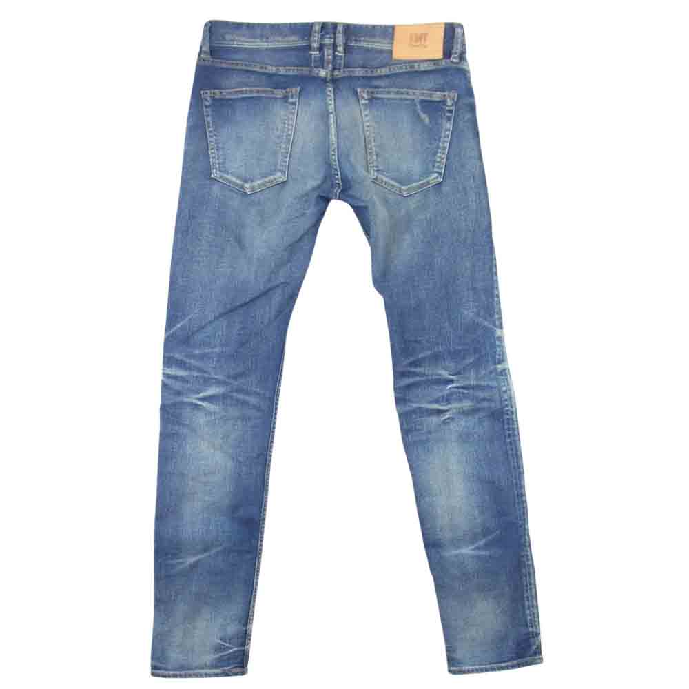 TMT ティーエムティー TPT-F1805 HYBRID-STRETCH VINTAGE FINISH DENIM 5P TAPERED テーパード デニム インディゴブルー系 M【中古】