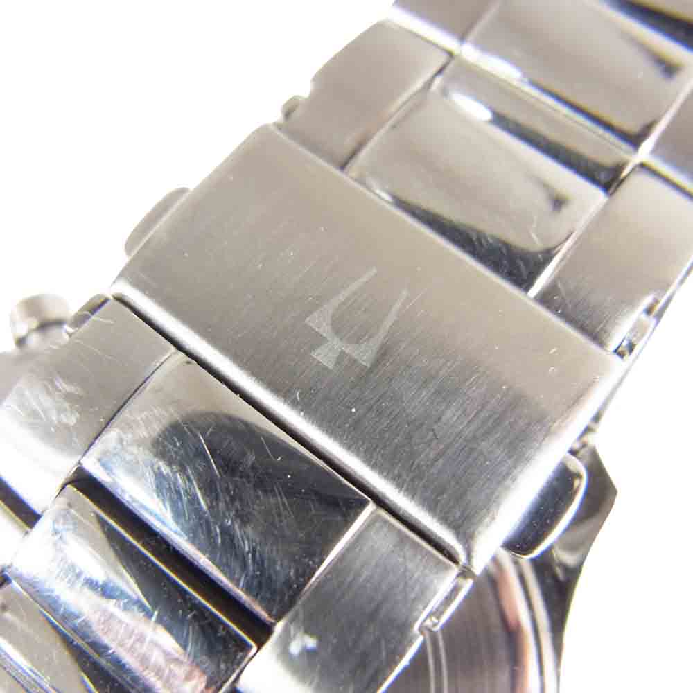BULOVA ブローバ 96B335 クロノグラフ ステンレス ウォッチ 時計 シルバー系【中古】