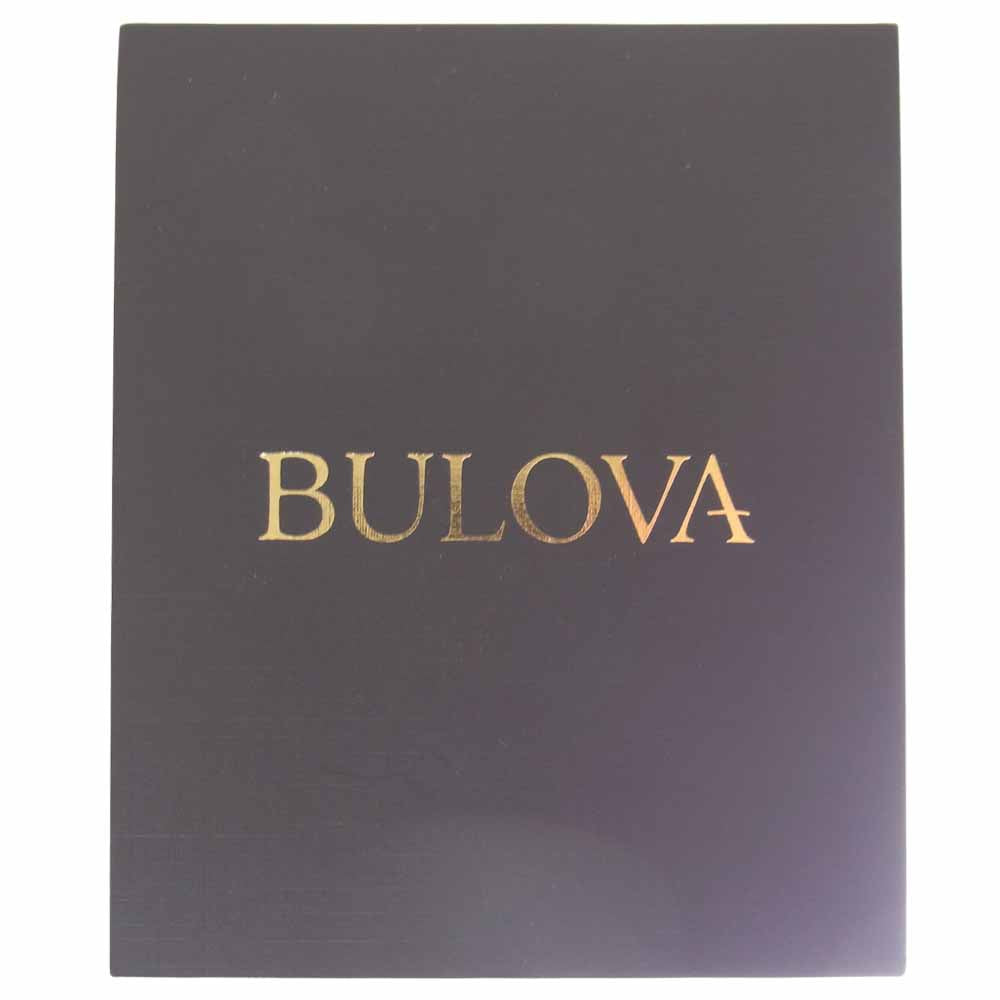 BULOVA ブローバ 96B335 クロノグラフ ステンレス ウォッチ 時計 シルバー系【中古】