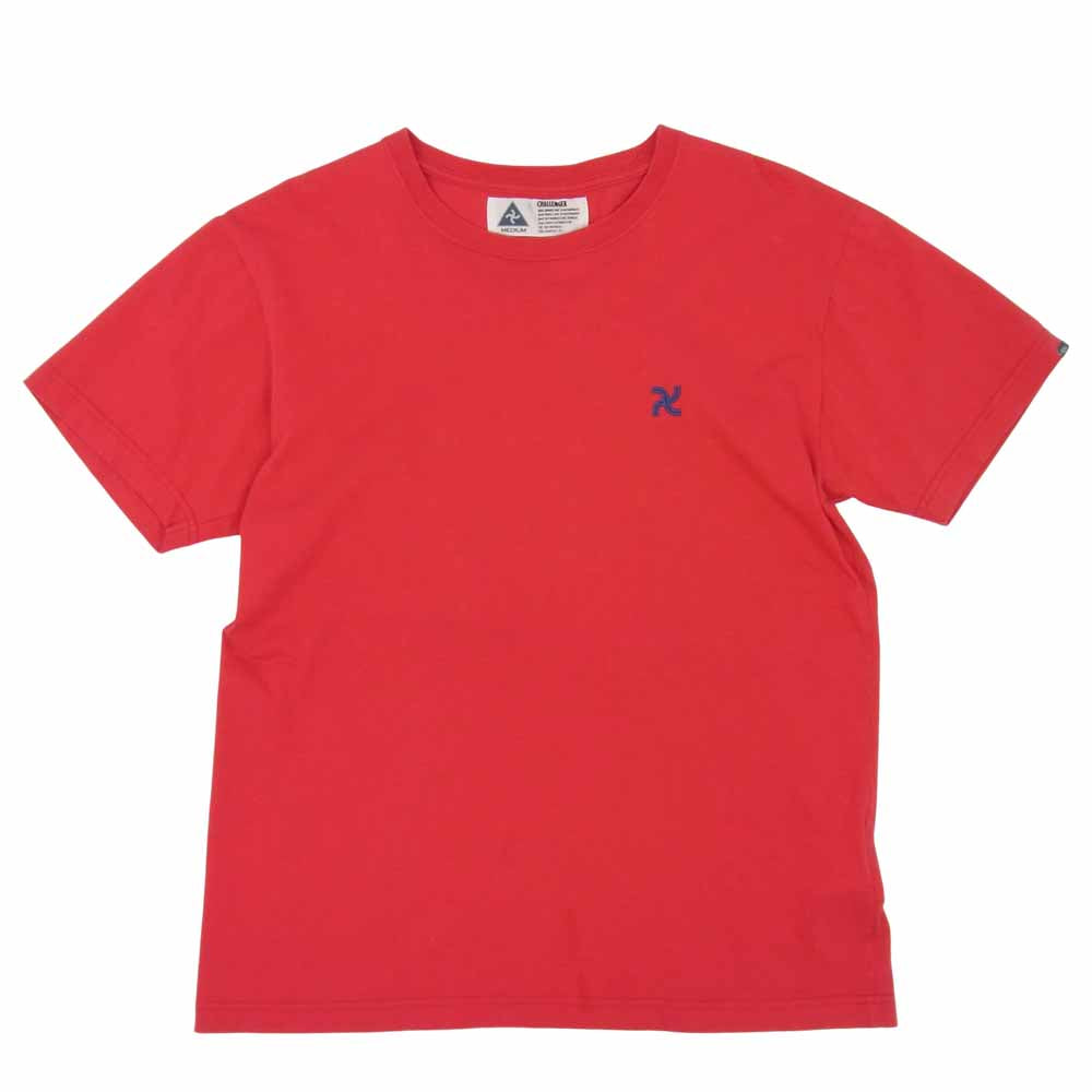 CHALLENGER チャレンジャー バンダナ スカル 半袖 Tシャツ レッド系 M【中古】