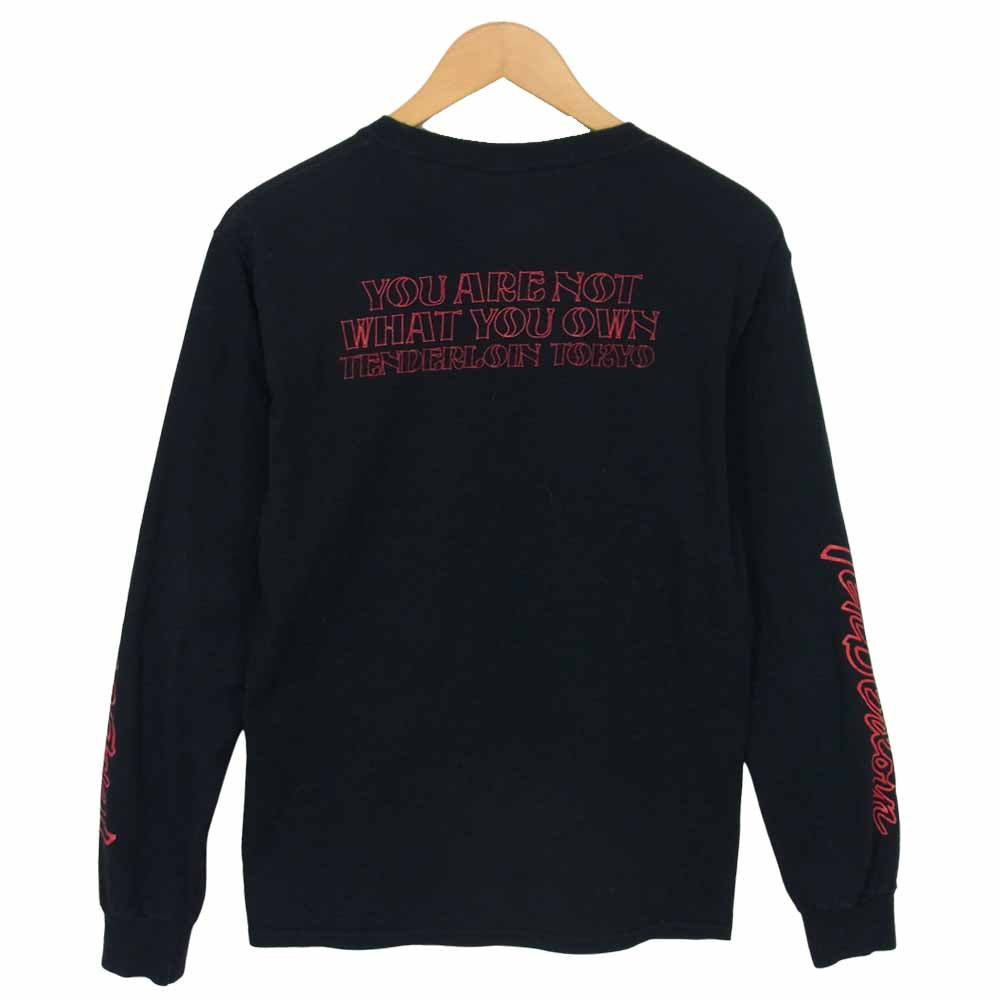TENDERLOIN テンダーロイン T-TEE L/S LHS 長袖 Tシャツ ブラック系 S【中古】