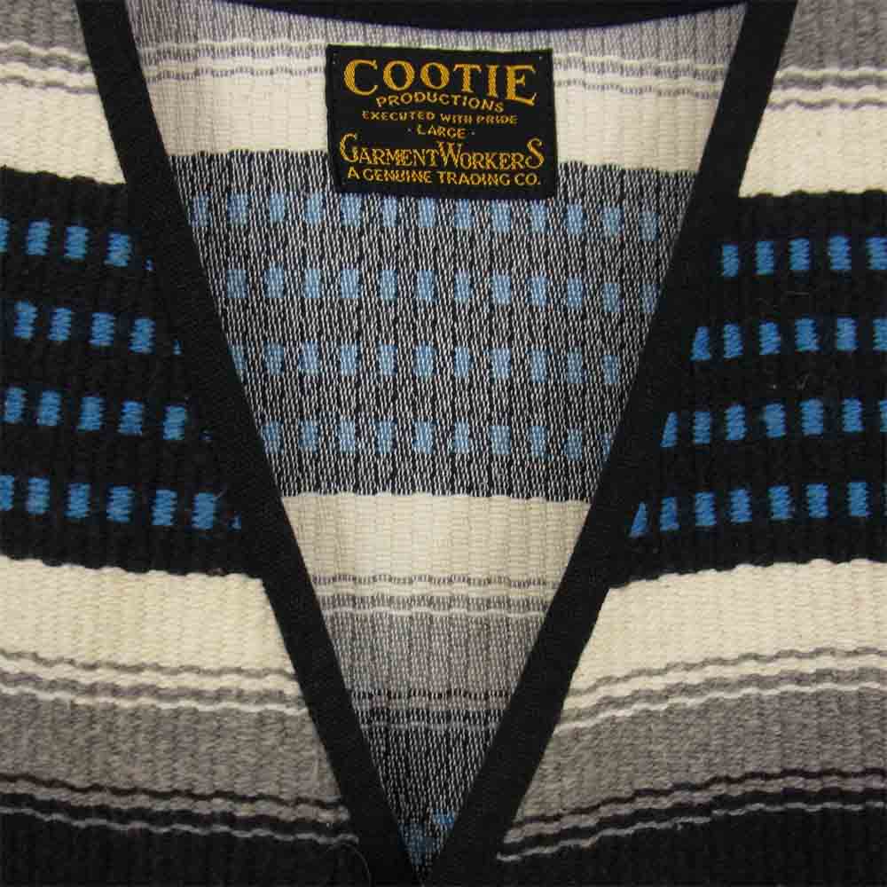 COOTIE クーティー SAGUARO VEST サガロ ネイティブ ベスト ブルー系 L【中古】