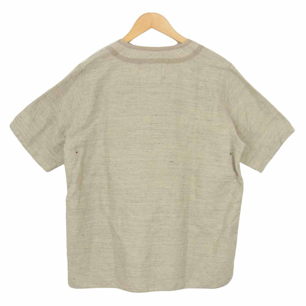 VISVIM ビズビム 18SS 0118105011017 DUGOUT SHIRT S/S FLANNEL ベージュ ベースボール シャツ ベージュ系 4【中古】