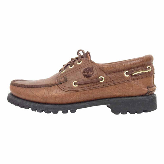 Supreme シュプリーム 16AW TB0A1H2J Timberland  ティンバーランド 3-Eye Classic Lug Shoe デッキ シューズ ブラウン系 27.5cm【中古】
