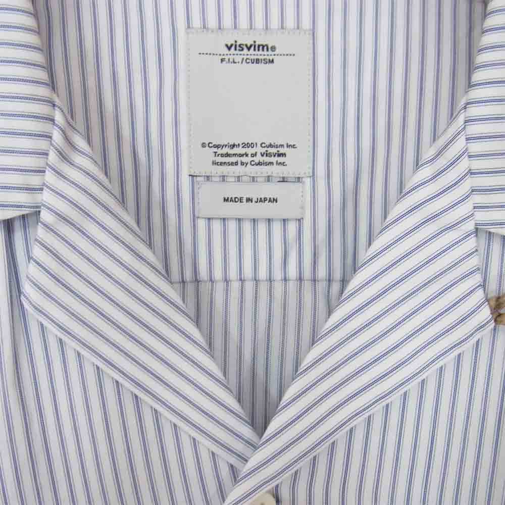 VISVIM ビズビム 17SS 0117305011004 IRVING SHIRT S/S ブルー系 3【美品】【中古】