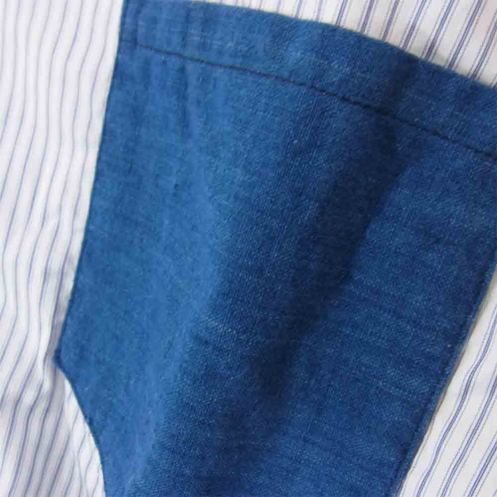 VISVIM ビズビム 17SS 0117305011004 IRVING SHIRT S/S ブルー系 3【美品】【中古】