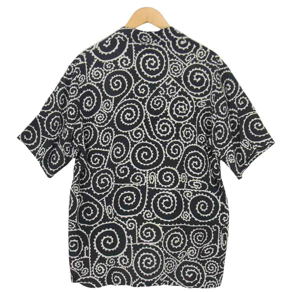 VISVIM ビズビム 18SS 0118105011028 DUKE SHIRT S/S FOLIAGE ブラック系 4【美品】【中古】