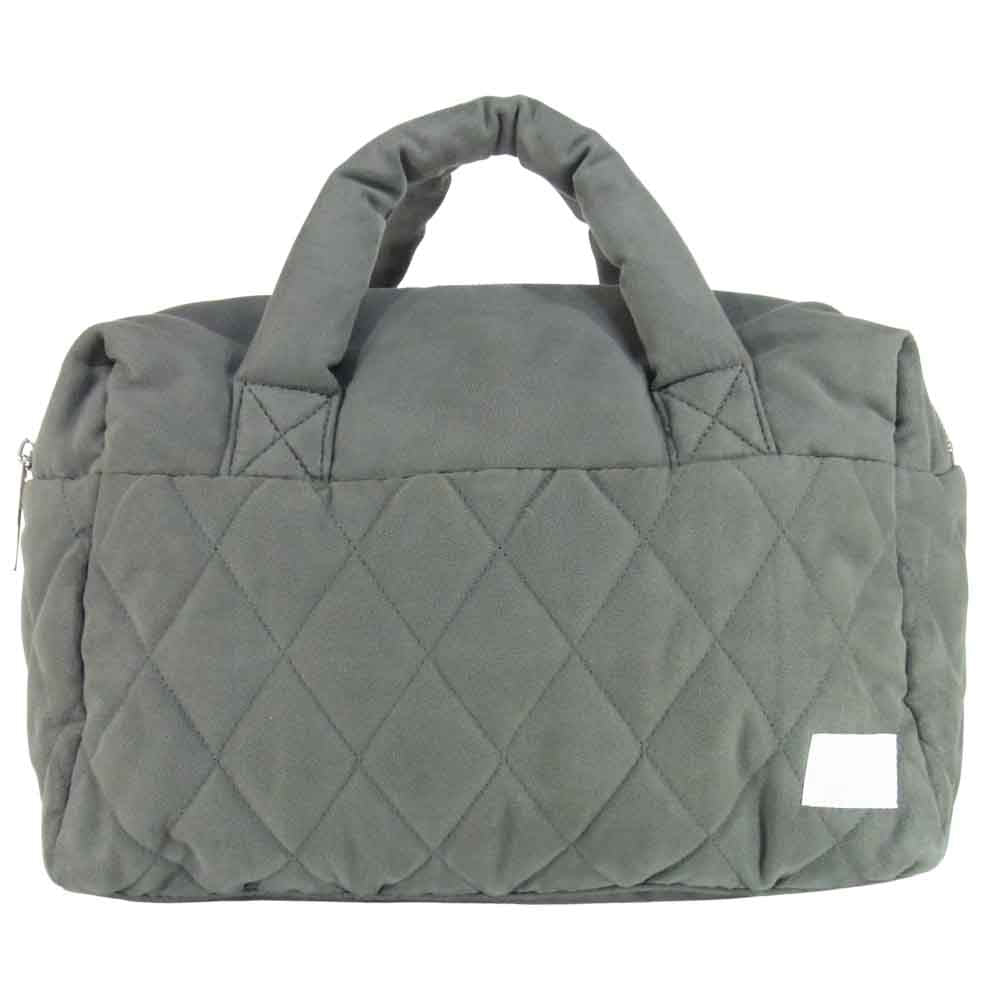 PORTER ポーター × SNUFF スナッフ キルティング バッグ ハンド バッグ 日本製 グレー系【中古】