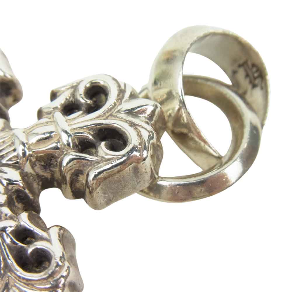 CHROME HEARTS クロムハーツ（原本無） フィリグリー クロス ペンダント w ベイル XS FILIG CROSS-XSM W/BALE シルバー系【中古】