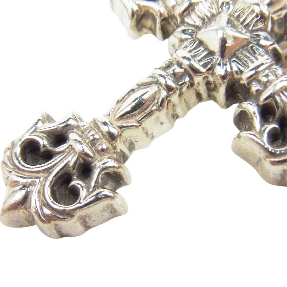 CHROME HEARTS クロムハーツ（原本無） フィリグリー クロス ペンダント w ベイル XS FILIG CROSS-XSM W/BALE シルバー系【中古】