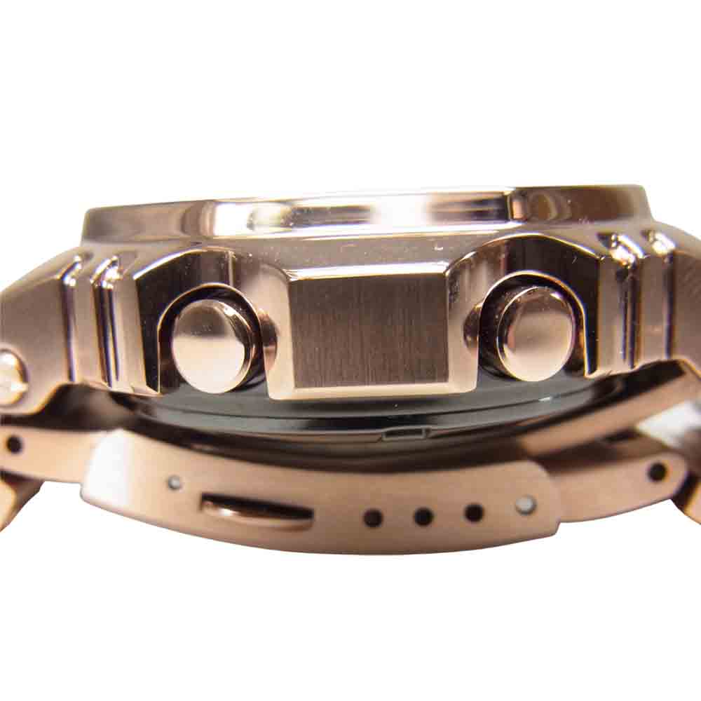 G-SHOCK ジーショック GMW-B5000GD-4JF FULL METAL フルメタル スクエア Bluetooth 電波ソーラー ピンクゴールド ゴールド系【美品】【中古】