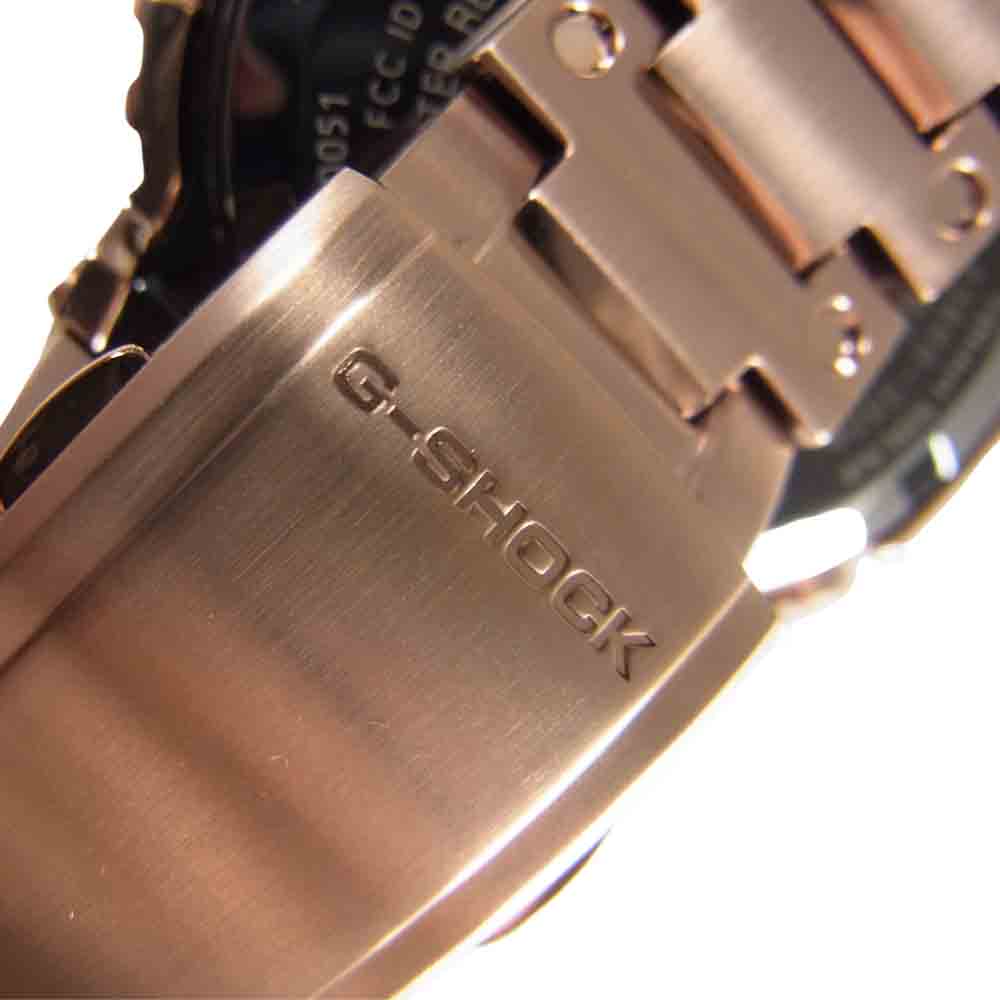 G-SHOCK ジーショック GMW-B5000GD-4JF FULL METAL フルメタル スクエア Bluetooth 電波ソーラー ピンクゴールド ゴールド系【美品】【中古】
