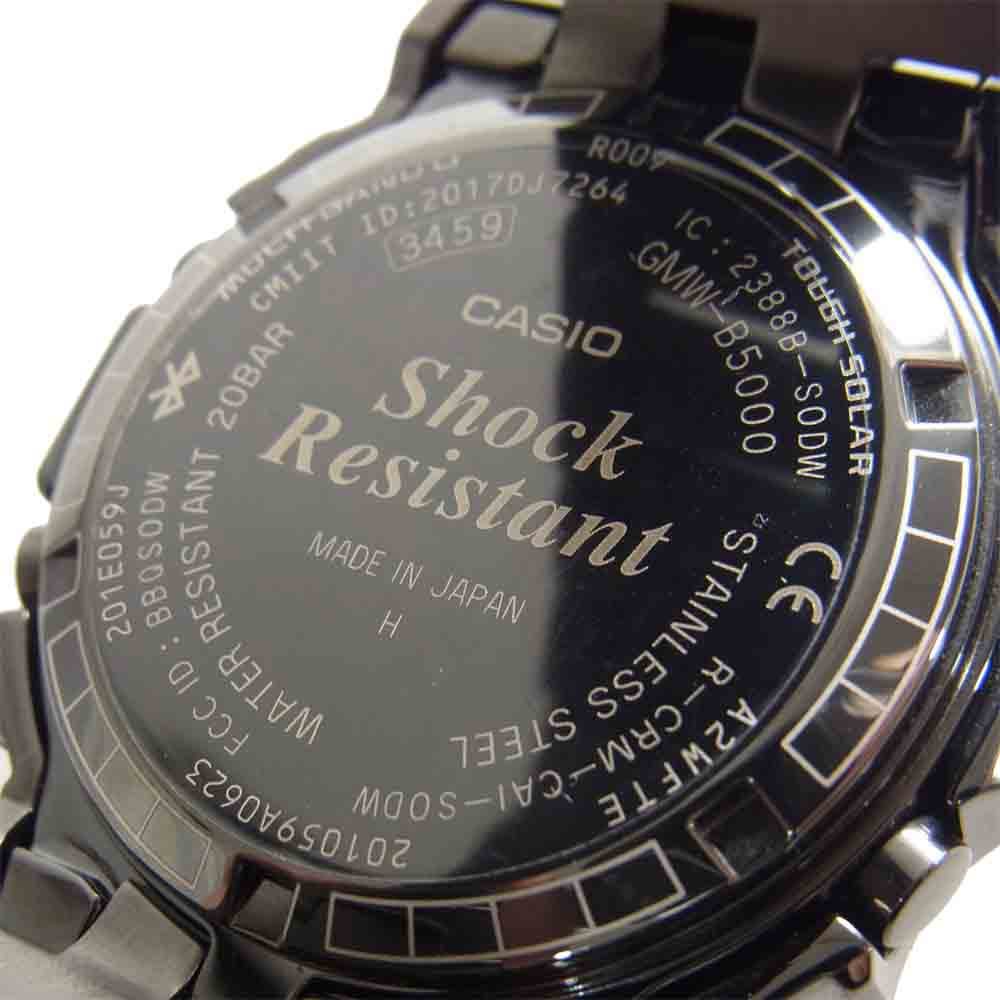G-SHOCK ジーショック GMW-B5000CS-1JR FULL METAL GRID フルメタル グリッド Bluetooth 電波ソーラー ブラック系【美品】【中古】