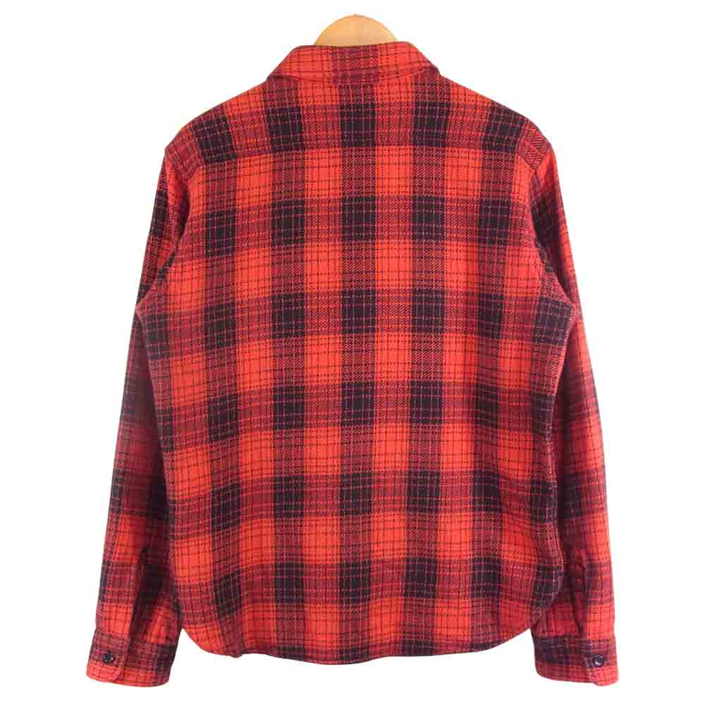 TENDERLOIN テンダーロイン T-HEAVY FLANNEL CHECK SHT ヘビー フランネル チェック シャツ レッド系 ブラック系 XS【中古】
