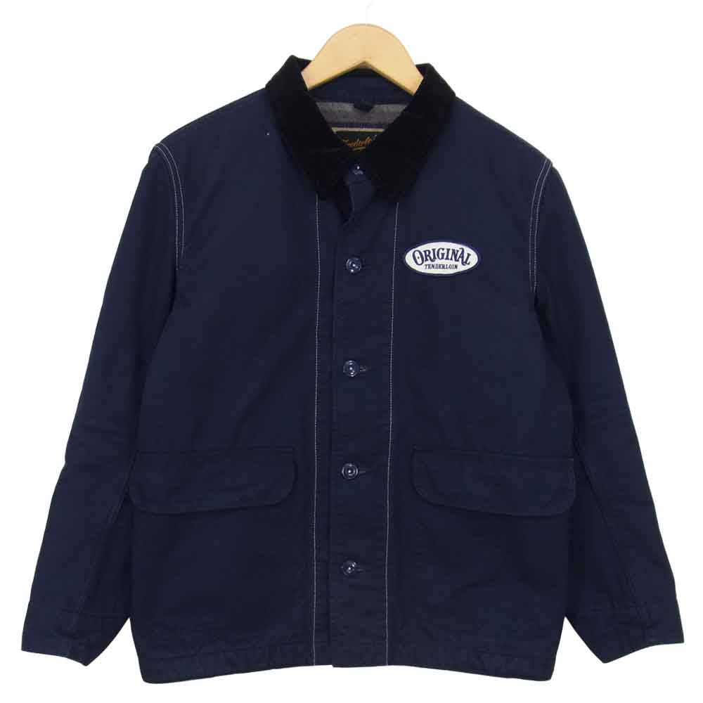 TENDERLOIN テンダーロイン T-DUCK COVERALL ダック カバーオール 裏地 ブランケット ジャケット ネイビー系 XS【中古】