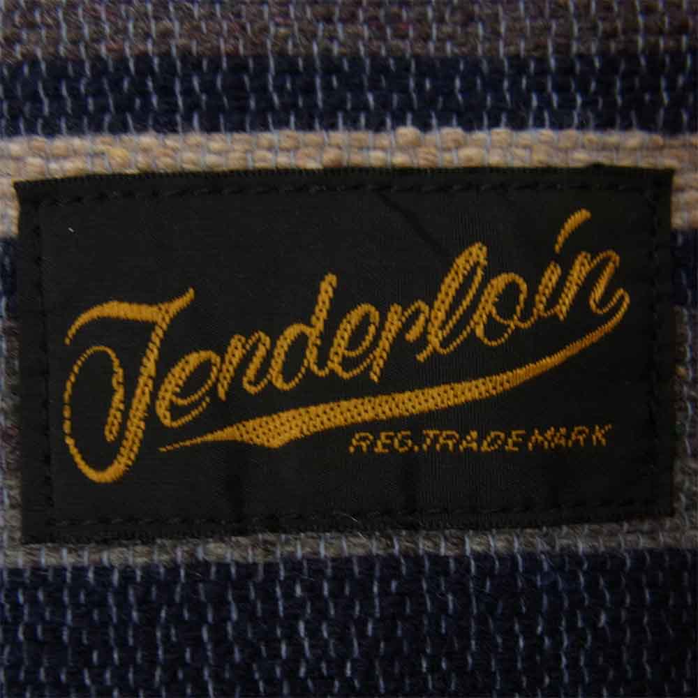TENDERLOIN テンダーロイン T-DUCK COVERALL ダック カバーオール 裏地 ブランケット ジャケット ネイビー系 XS【中古】