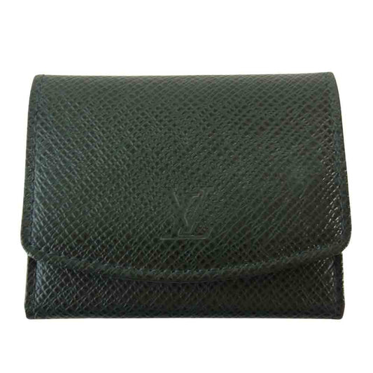 LOUIS VUITTON ルイ・ヴィトン M30974 タイガ カフス ケース グリーン系【中古】