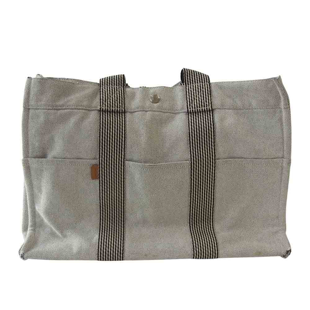HERMES エルメス フールトゥ MM トート バッグ グレー系【中古】