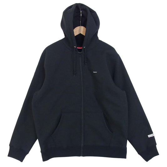 Supreme シュプリーム 18AW WINDSTOPPER ZIP UP HOODED SWEATSHIRT ブラック系 L【美品】【中古】