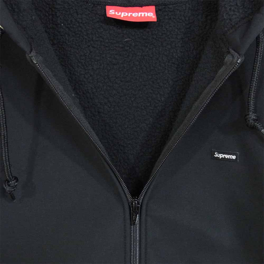 Supreme シュプリーム 18AW WINDSTOPPER ZIP UP HOODED SWEATSHIRT ブラック系 L【美品】【中古】