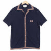 GUCCI グッチ 20SS 573259 XJA6D POLO WITH GG EMBROIDERY エンブロイダリー ポロシャツ ネイビー系 XL【美品】【中古】
