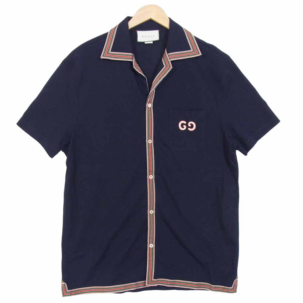 GUCCI グッチ 20SS 573259 XJA6D POLO WITH GG EMBROIDERY エンブロイ