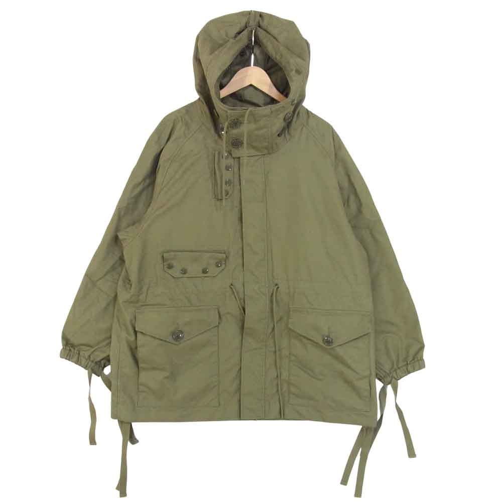 HYKE ハイク 21SS 17288 N/C MILITARY JACKET ミリタリー ジャケット カーキ系 M【美品】【中古】