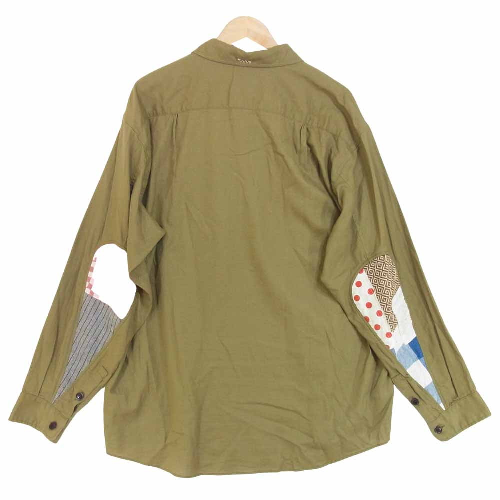 VISVIM ビズビム 19SS 0119105011016 USM ALBACORE SHIRT L/S COLLAGE シャツ カーキ系 5【美品】【中古】