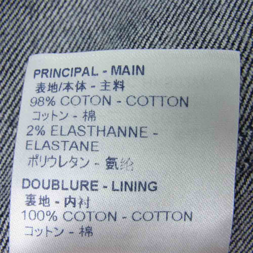 LOUIS VUITTON ルイ・ヴィトン 21SS RM211M  国内正規品 モノグラム ハワイアンタペストリー 半袖 デニム シャツ インディゴブルー系 XXL【美品】【中古】