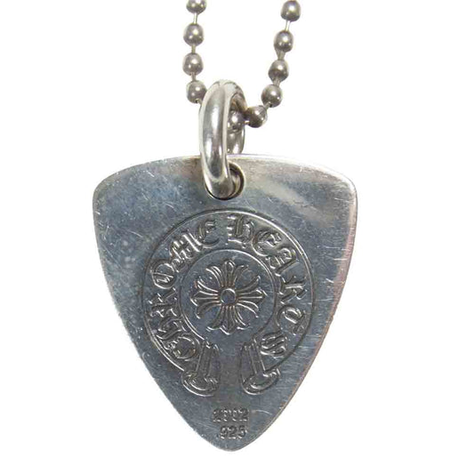 CHROME HEARTS クロムハーツ（原本無） GUITAR PICK 5Ｐスター ギターピック  シルバー系【中古】