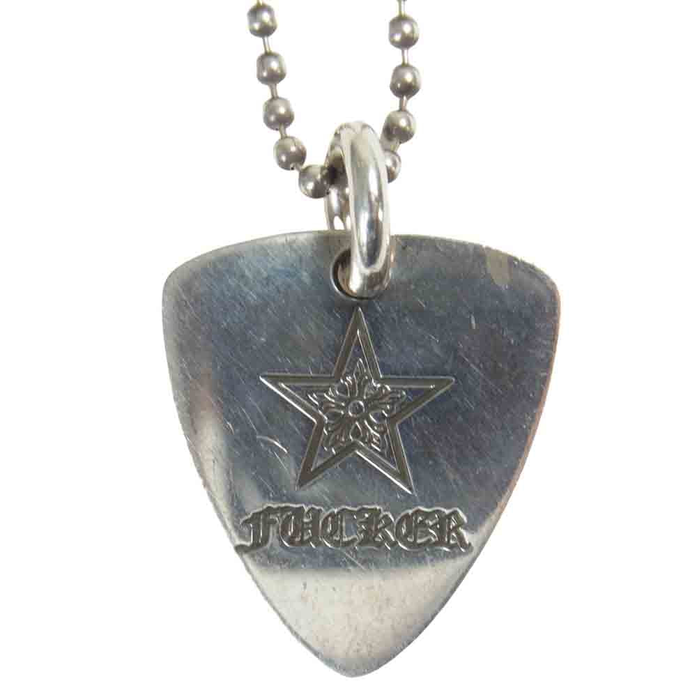CHROME HEARTS クロムハーツ（原本無） GUITAR PICK 5Ｐスター ギターピック  シルバー系【中古】