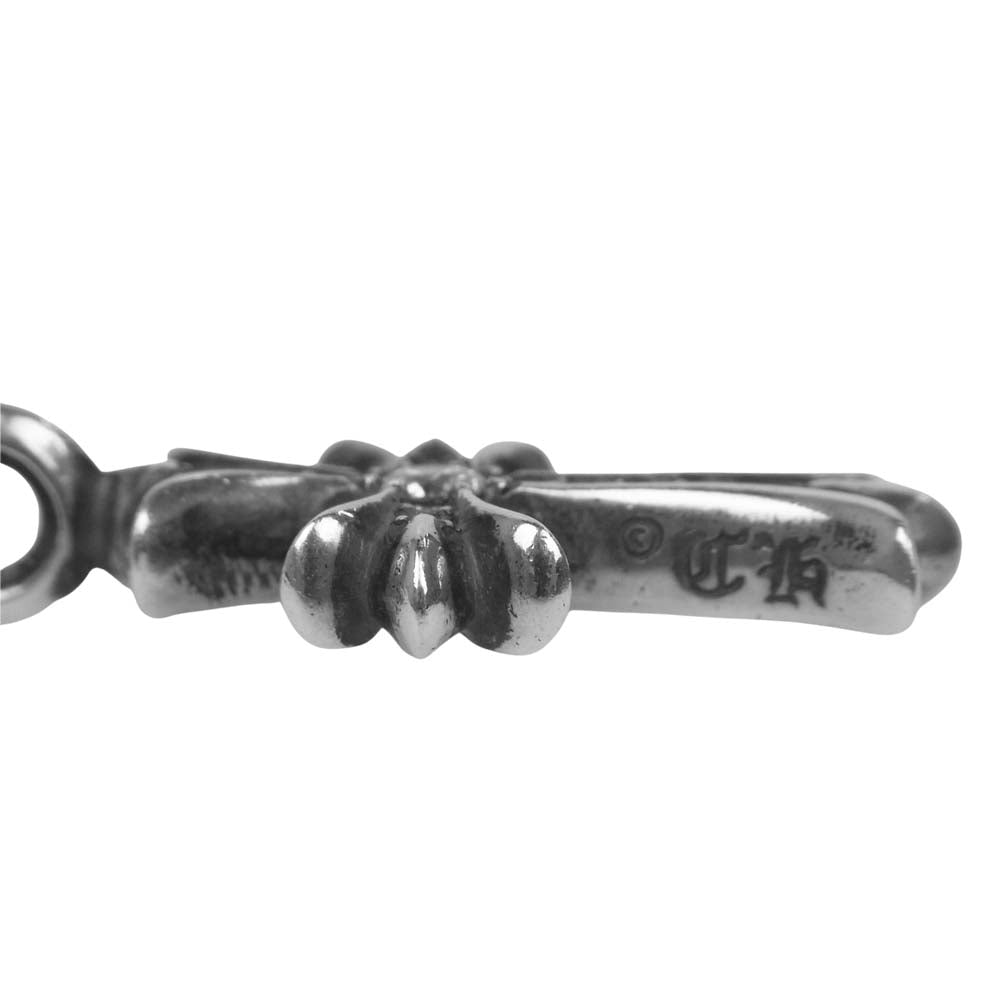 CHROME HEARTS クロムハーツ（原本有） TNY E CRS F P/DIA PLS タイニーファットクロス タイニーE パヴェダイヤ ネックレス シルバー系【中古】