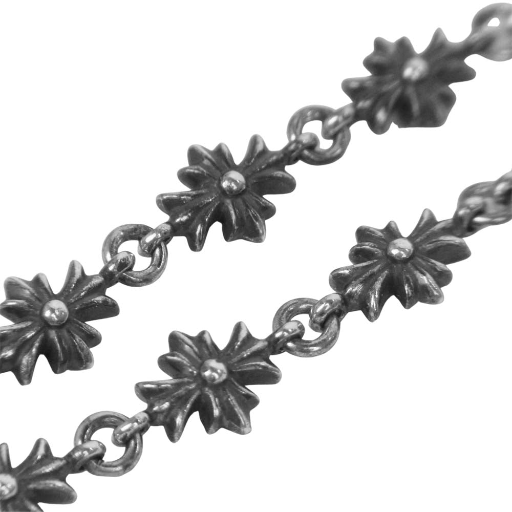 CHROME HEARTS クロムハーツ（原本有） TNY E CRS F P/DIA PLS タイニーファットクロス タイニーE パヴェダイヤ ネックレス シルバー系【中古】