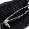 CHROME HEARTS クロムハーツ（原本無） REC F ZIP QUILTED セメタリークロス キルティング レザー ウォレット 財布 ブラック系【中古】