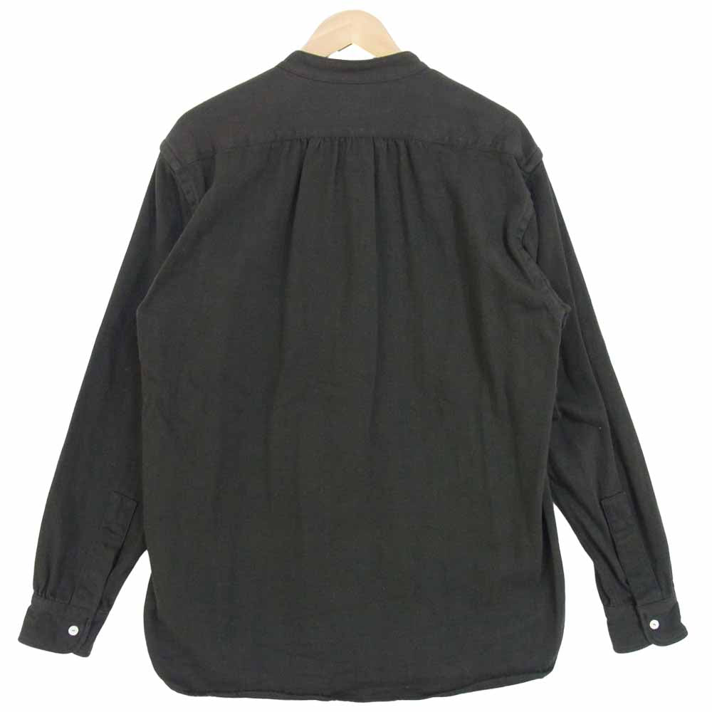 The REAL McCOY'S ザリアルマッコイズ MS20107 DOUBLE DIAMOND BAND COLLAR SATEEN SHIRT バンドカラー サテン チャコール系 16【中古】