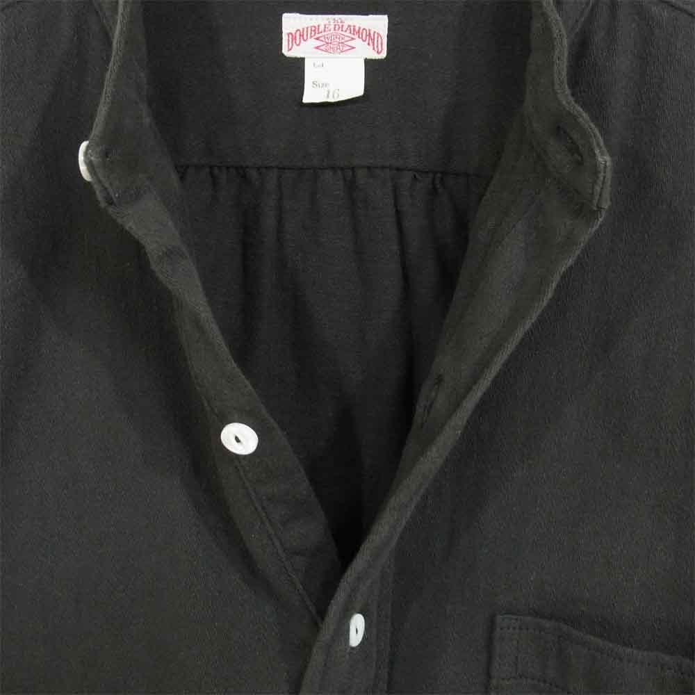 The REAL McCOY'S ザリアルマッコイズ MS20107 DOUBLE DIAMOND BAND COLLAR SATEEN SHIRT バンドカラー サテン チャコール系 16【中古】