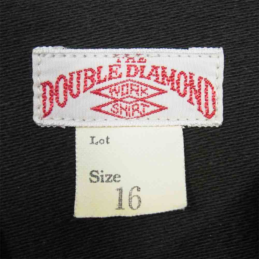 The REAL McCOY'S ザリアルマッコイズ MS20107 DOUBLE DIAMOND BAND COLLAR SATEEN SHIRT バンドカラー サテン チャコール系 16【中古】