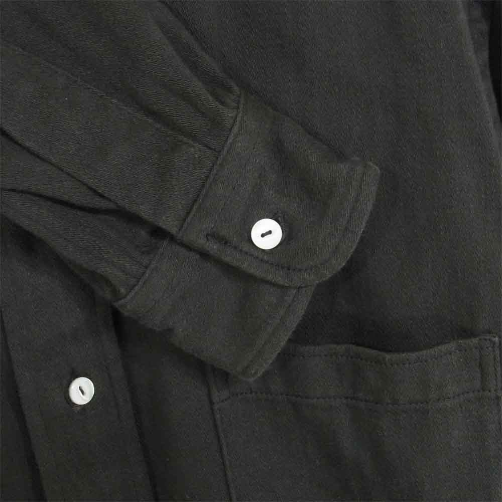 The REAL McCOY'S ザリアルマッコイズ MS20107 DOUBLE DIAMOND BAND COLLAR SATEEN SHIRT バンドカラー サテン チャコール系 16【中古】