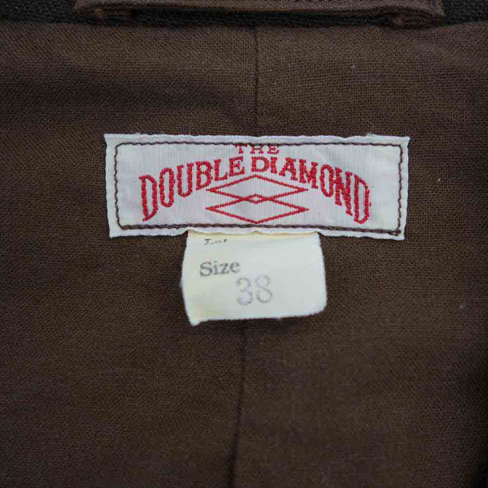 The REAL McCOY'S ザリアルマッコイズ パナマジャケット DOUBLE DIAMOND COTTON LINEN PANAMA JACKET パナマ ダークブラウン系 38【中古】