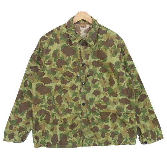 The REAL McCOY'S ザリアルマッコイズ FROGSKIN CAMOUFLAGE COAT フロッグスキンカモフラージュ コート グリーン系 40【美品】【中古】