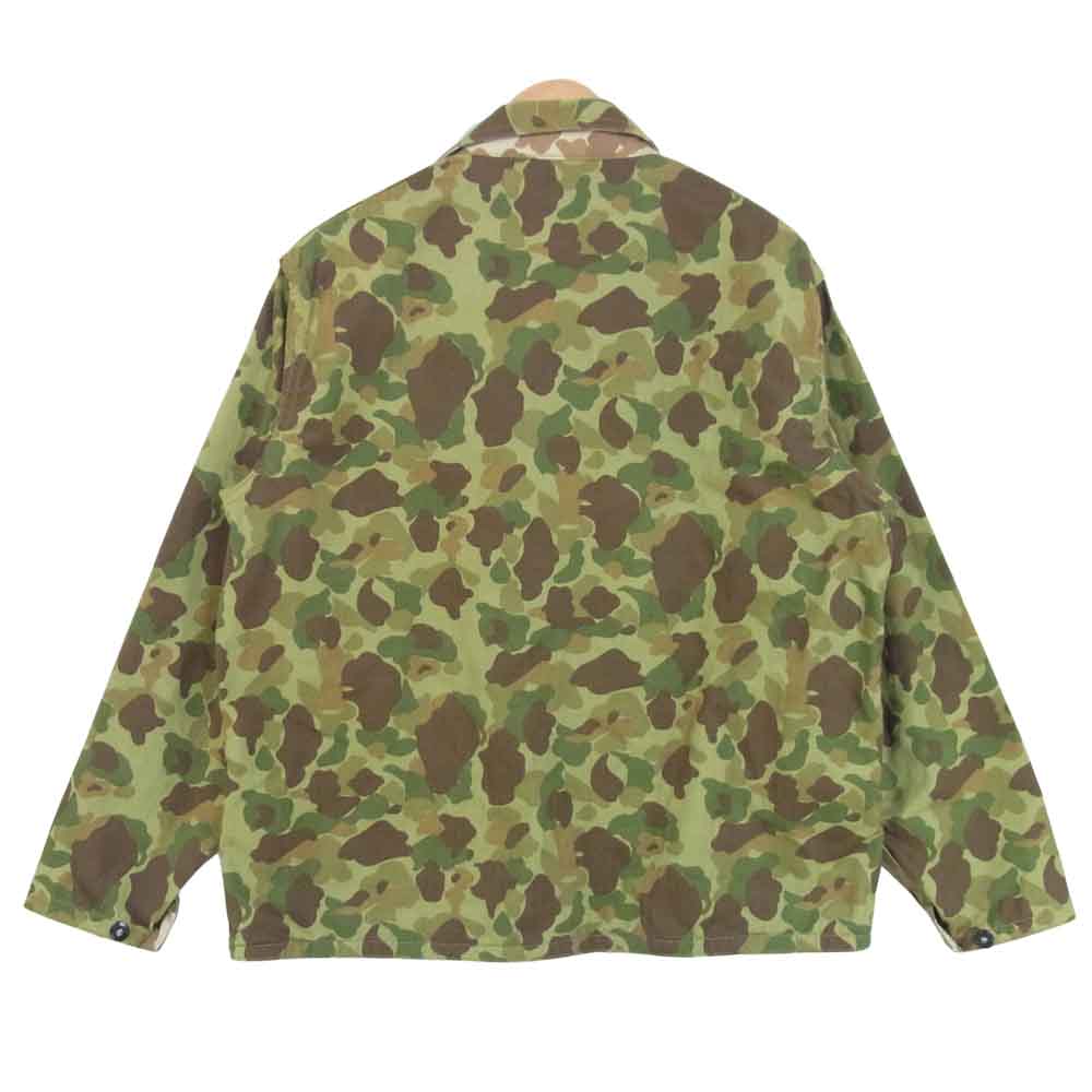 The REAL McCOY'S ザリアルマッコイズ FROGSKIN CAMOUFLAGE COAT フロッグスキンカモフラージュ コート グリーン系 40【美品】【中古】