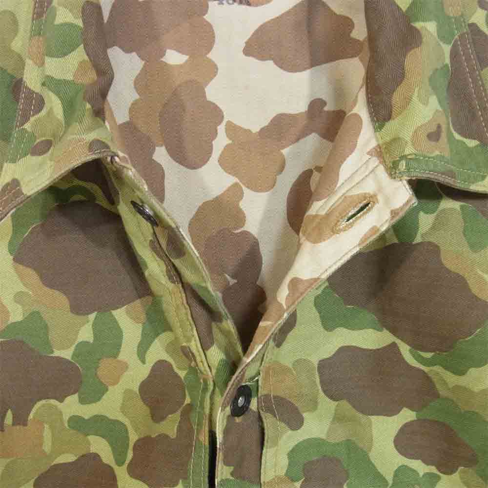 The REAL McCOY'S ザリアルマッコイズ FROGSKIN CAMOUFLAGE COAT フロッグスキンカモフラージュ コート グリーン系 40【美品】【中古】