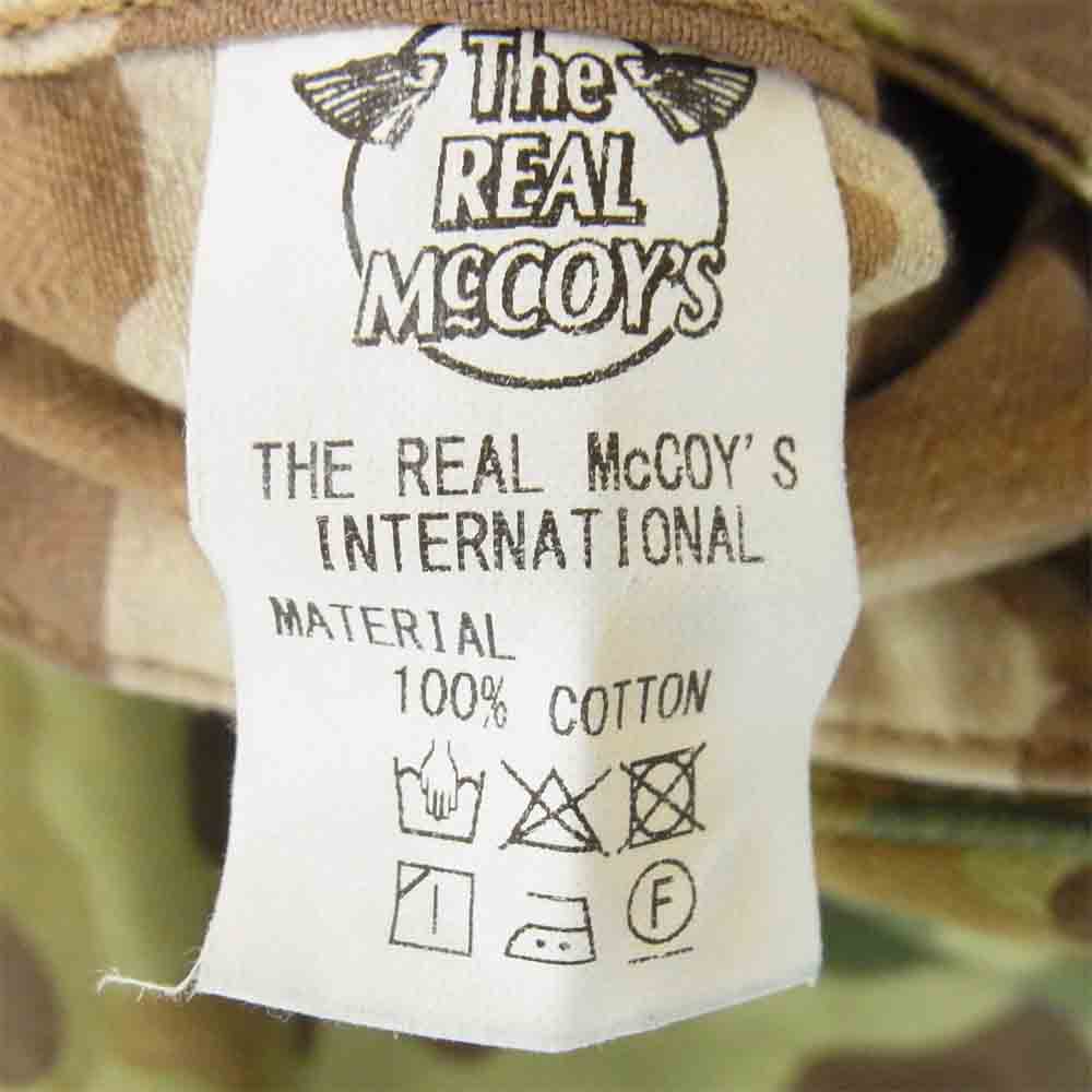 The REAL McCOY'S ザリアルマッコイズ FROGSKIN CAMOUFLAGE COAT フロッグスキンカモフラージュ コート グリーン系 40【美品】【中古】