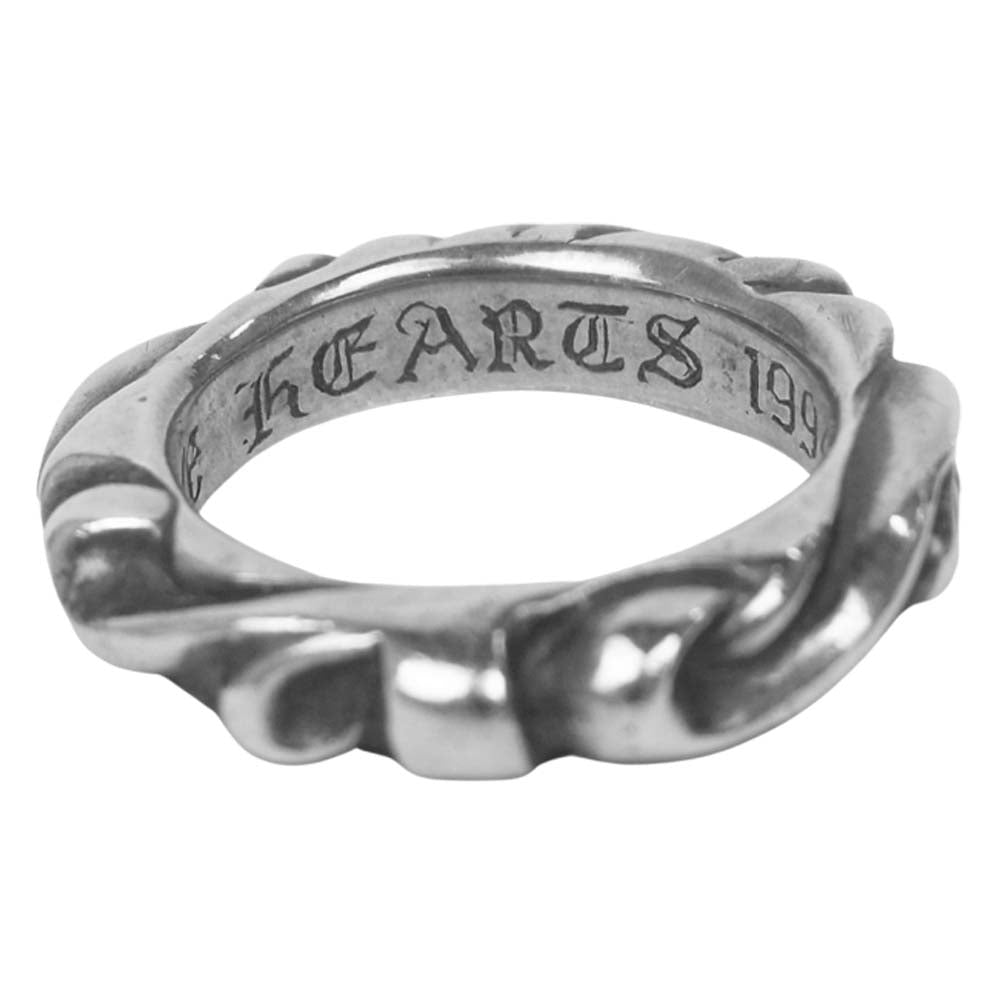 CHROME HEARTS クロムハーツ（原本無） SCRL BAND スクロール バンド リング シルバー系【中古】