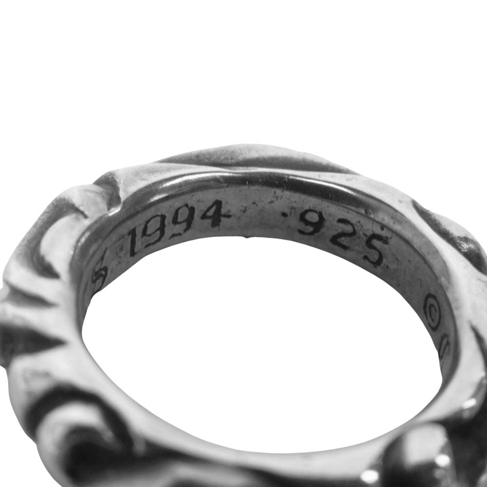 CHROME HEARTS クロムハーツ（原本無） SCRL BAND スクロール バンド リング シルバー系【中古】