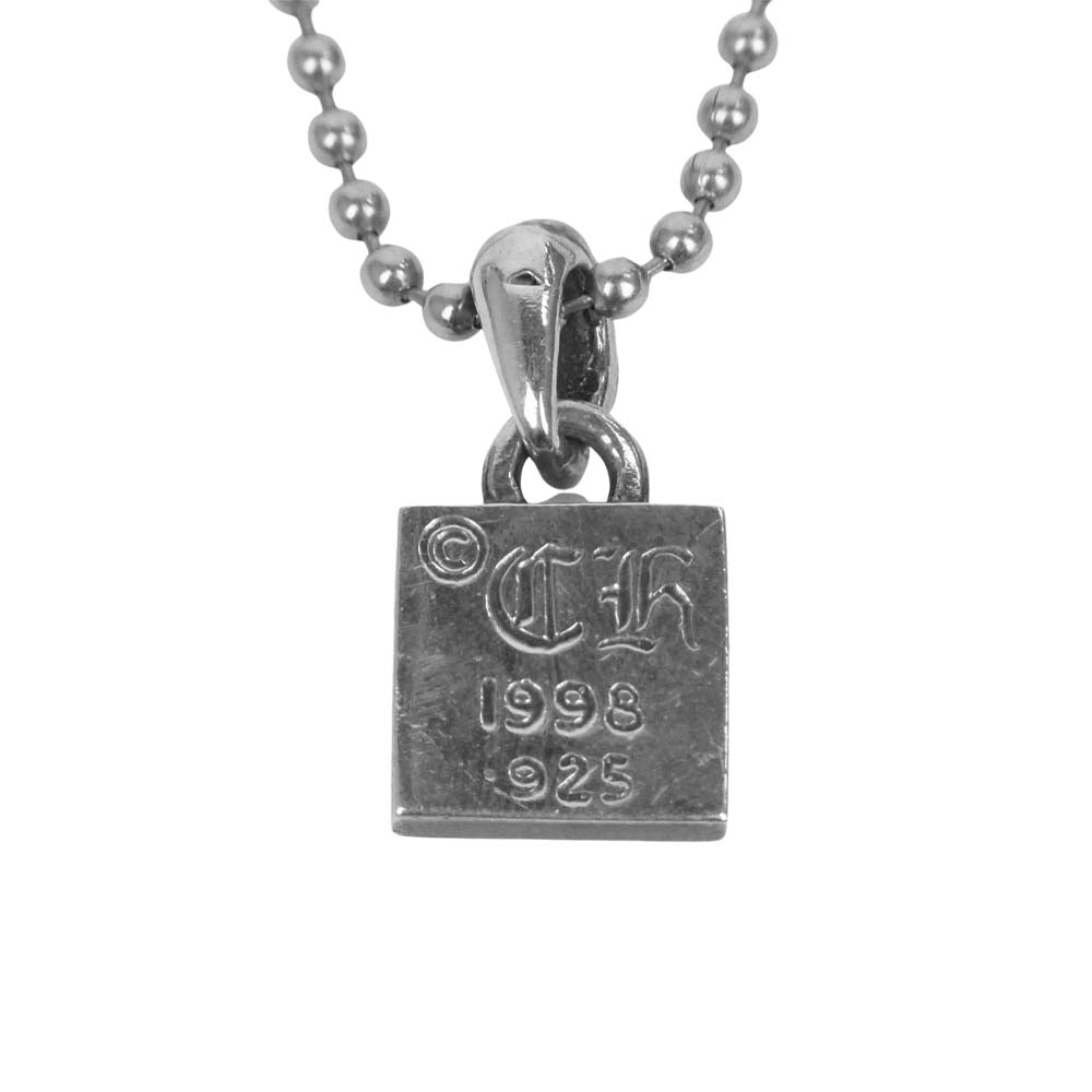 CHROME HEARTS クロムハーツ（原本無） FRAMED HEART フレームド ハート チャーム ネックレス シルバー系【中古】