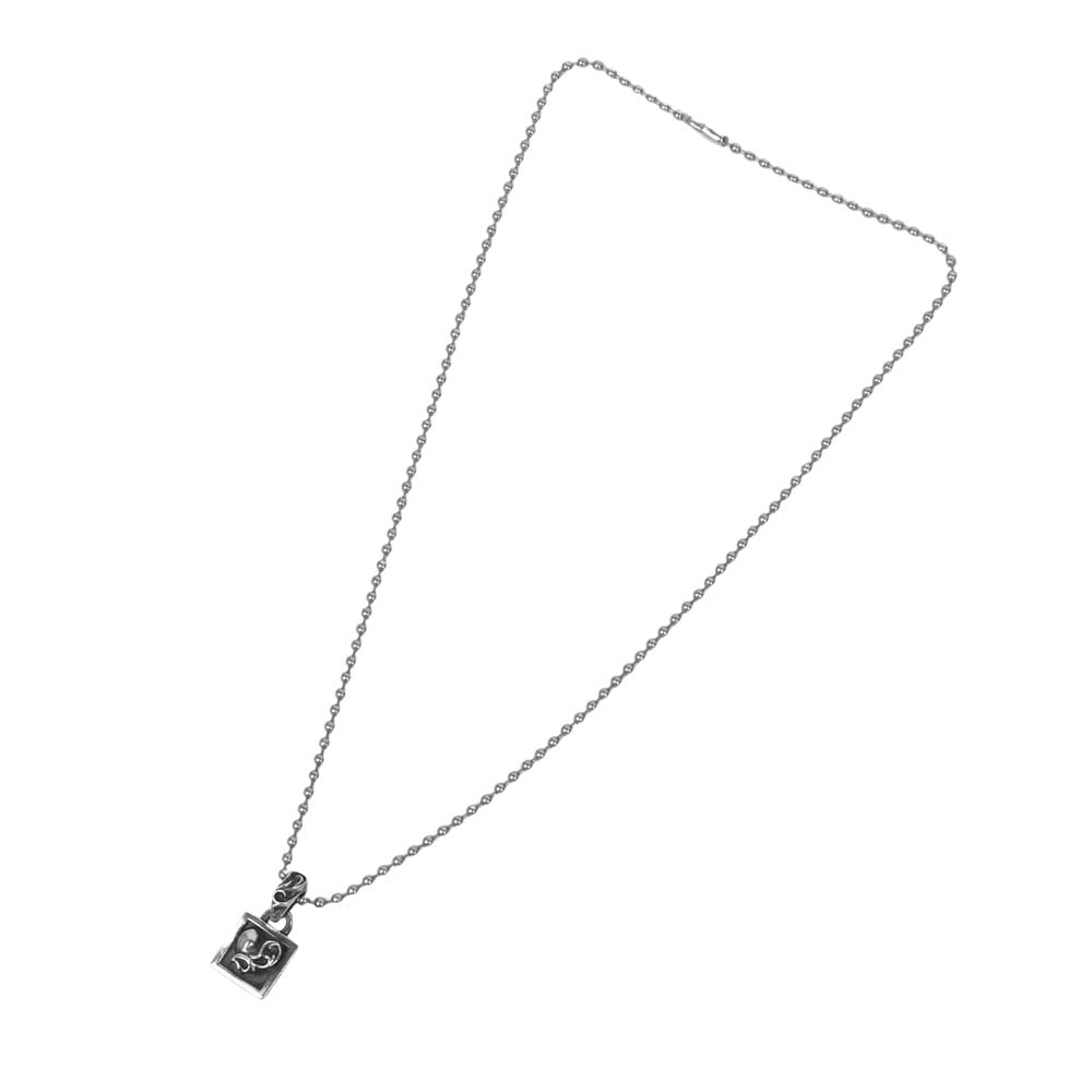 CHROME HEARTS クロムハーツ（原本無） FRAMED HEART フレームド ハート チャーム ネックレス シルバー系【中古】